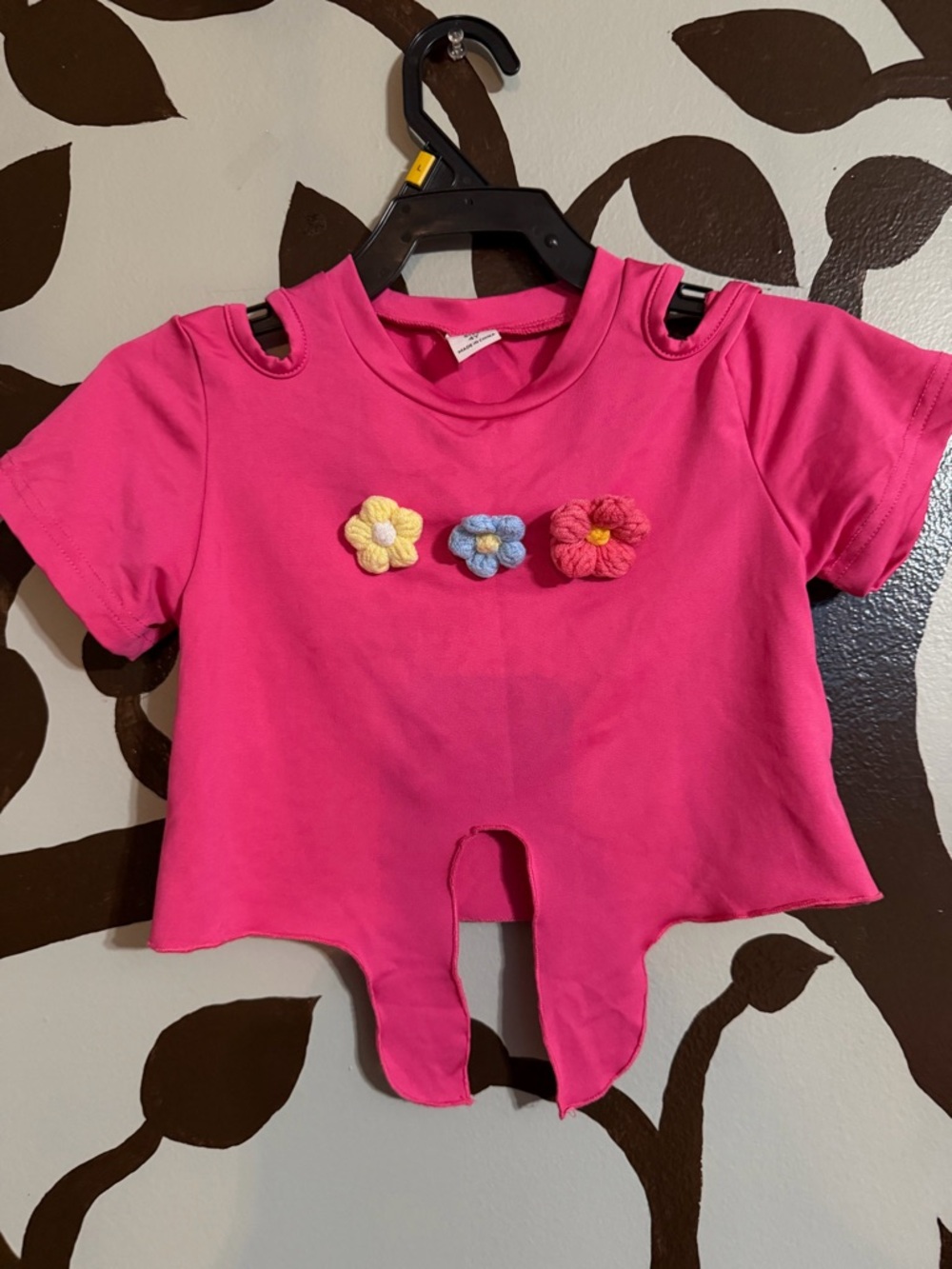SHEIN Hot Pink Kids Tee